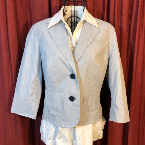 Old Navy Pinstripe Jacket - Picture 2 of 3